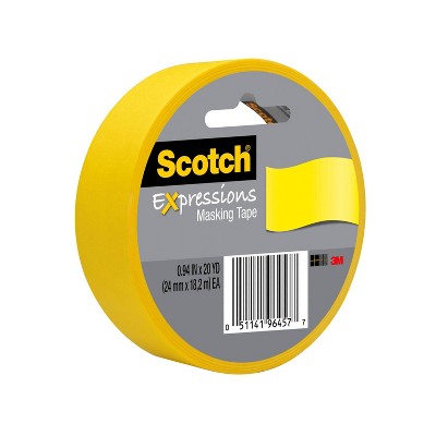 Scotch Expressions .94" x 20yd Masking Tape - Yellow