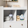 Baby Dresser with Changing Table Top, 6 Drawer Nursery & Changing Station with Changing Pad, Sturdy Wooden Baby - 4 of 4