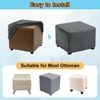 Unique Bargains Stretch Band Furniture Protecting Square Stool Covers - 4 of 4