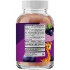 Kids Iron Gummies with Vitamin C, Blood Builder Iron Supplements for Kids Gentle for Stronger Immunity & Energy Support, Grape Flavor, Phytoral, 60ct - 4 of 4