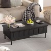 ORRD  Lift-Top Coffee Table w/ 2 Drawers & Hidden Storage - Space-Saving Multi-Functional Living Room Table - 3 of 4