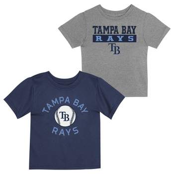 MLB Tampa Bay Rays Toddler Boys' 2pk T-Shirt