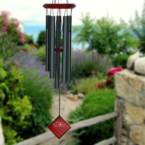 Woodstock Windchimes Chimes of Polaris Evergreen, Wind Chimes For Outside, Wind Chimes For Garden, Patio, and Outdoor Decor, 22"L - 1 of 4