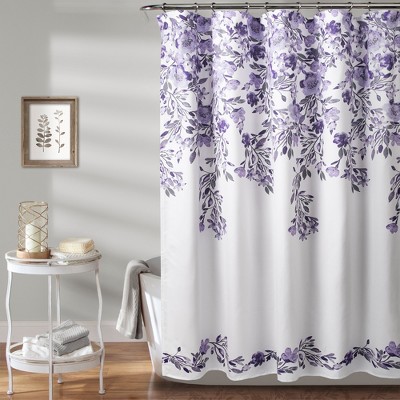 Engaging purple and red shower curtain Purple Shower Curtains Target