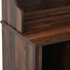 NicBex 39.4"L Coat Rack with Bench, 11 Open Storage Compartments, 6 Hooks, 3 in 1 Design Hall Tree, for Aisle, Living Room - 4 of 4