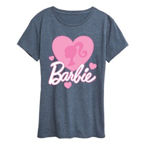 Women's - Barbie - Logo Love Hearts Short Sleeve Graphic T-Shirt - 1 of 4