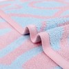 REGALWOVEN Pure Cotton Soft Absorbent Heart Love Pattern Bathroom Decorative Hand Towel 13 x 29 Inch - 2 of 4