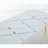 Extendable table,DINING TABLE,OFFICE TABLE,COFFEE TABLE,metal leg,MDF top,100/140/180x100x75cm,golden and white color - 3 of 4