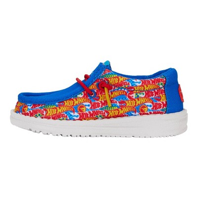 Hey Dude X Hot Wheels - Kids Comfortable Slip on Shoes