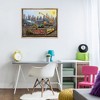 Stupell Industries Construction Trucks Skyline Floating Frame Canvas Art - 3 of 4