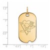 Black Bow Jewelry 14k Yellow Gold Pittsburgh Penguins NHL Pendant - 2 of 3