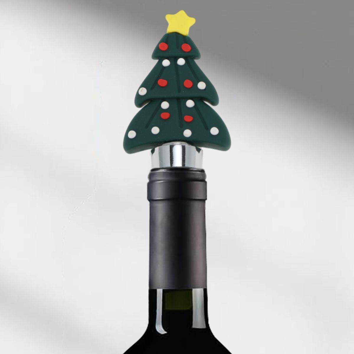 Unique Bargains Two-Wire Short Christmas Tree Stopper Aluminum Alloy TPE Green Black Silver Tone 1 Pc - thumbnail 8