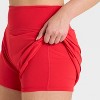 Women's 3" Knit Waistband High-Rise 2-in-1 Shorts - All In Motion™ - 4 of 4