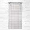 Bacati - Houndstooth Gray Muslin 3 pc Toddler Bed Sheet Set 100 pecent cotton - 3 of 4
