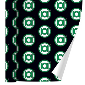 Green Lantern Logo Gift Wrap 30" x 72" - 1 of 4