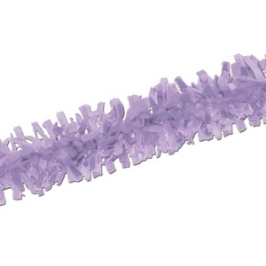 Beistle 25' Tissue Festooning Garland Lavender 4/Pack 55599-L - 1 of 1