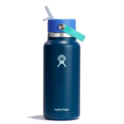 Hydro Flask 32oz Wide Mouth Flex Straw Water Bottle Winter Night Bpa free Vacuum insulated Leakproof Dishwasher safe Target