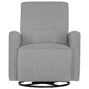 Evolur Holland Upholstered Plush Seating Glider Swivel Chair - 1 of 4