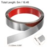 Unique Bargains Self-Adhesive Stainless Steel Mirror Finish Peel and Stick Wall Trim - 2 of 4
