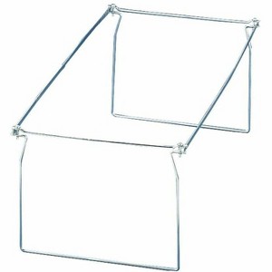 Officemate Hanging Folder Frames, 6 Sets - Letter - 24"-27" Long - Steel - Stainless Steel - 6 / Box - 1 of 1