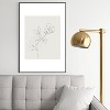 Megan Galante Floral Study No 3 Metal Framed Art Print - Deny Designs - 2 of 4