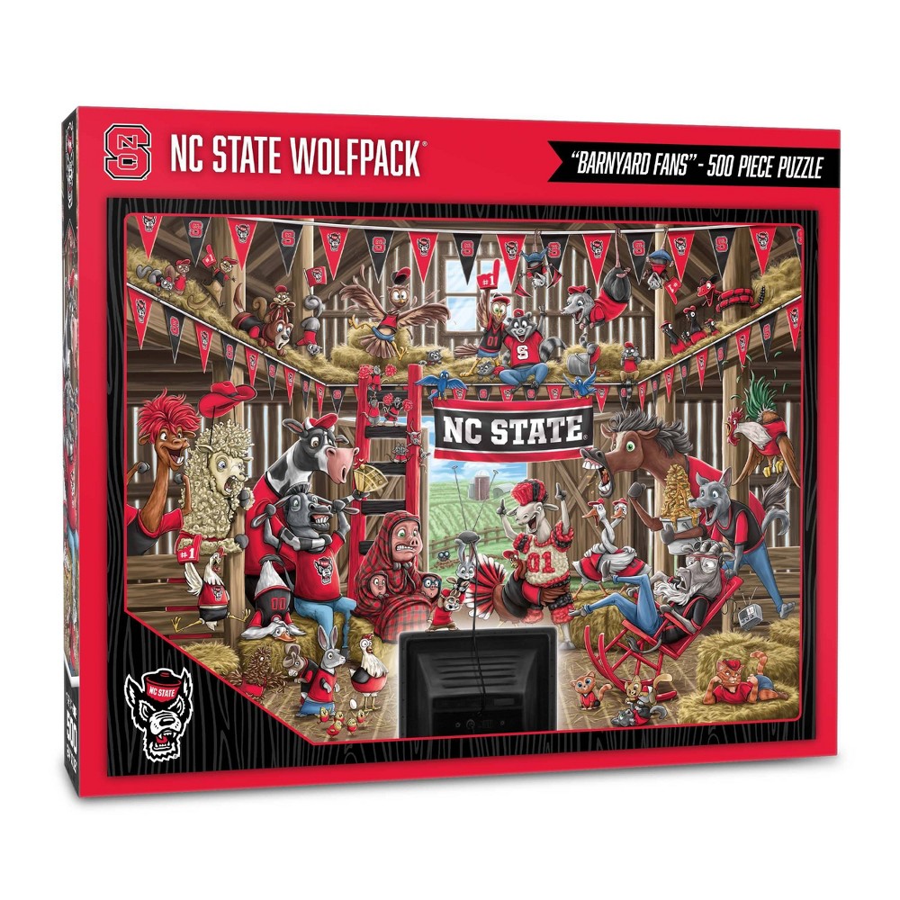 Photos - Jigsaw Puzzle / Mosaic NCAA NC State Wolfpack Barnyard Fans 500pc Puzzle