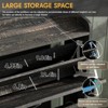 Narrow Shoe Rack Cabinet with Flip Drawers, Hidden Golden Handles - 4 of 4