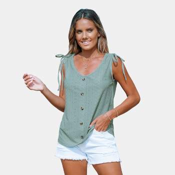 Youngnet Cami Tops for Women, Womens Henley V Neck,Sale Clearance