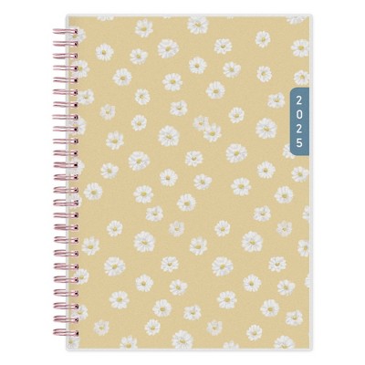 WAAV Planner 2025 Weekly/Monthly Planner with Notes 8.78"x6.73": Wirebound, Frosted Cover, Adult Stationery