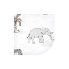 Hudson Baby Flannel Cotton Washcloths, Neutral Safari World 12-Pack, One Size - 3 of 4