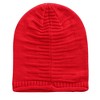 NPolar"Unisex Knit Beanie Hat – Slouchy Winter Skull Cap, Soft, Warm & Stylish – 5 Colors for Men & Women"red - 3 of 4
