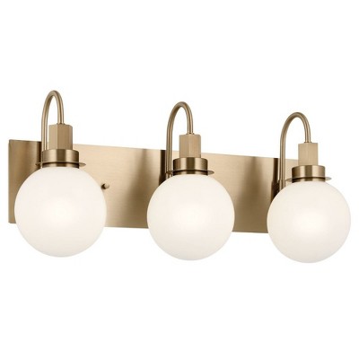 Kichler Lighting Hex 3 - Light Vanity in  Champagne Bronze