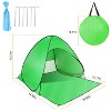 Naysaye Camping Tents 2-3 Person Pop Up Beach Tent Net Window UV Protection Waterproof for Camping Outdoor Activities, Green - 3 of 4