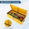 Heavy Duty Steel Truck Bed Tool Box with Lock, Waterproof Metal Toolbox for Truck, Pickup, RV & Trailer - 3 of 4
