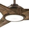 68" Minka Aire Modern Indoor Ceiling Fan with LED Light Remote Control Heirloom Bronze for Living Room Kitchen Bedroom Family Home - 3 of 4