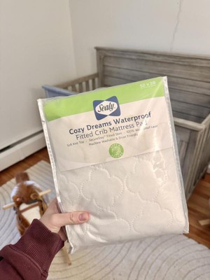 Sealy Cooling Moisture Wicking Waterproof Crib Mattress Pad - White : Target