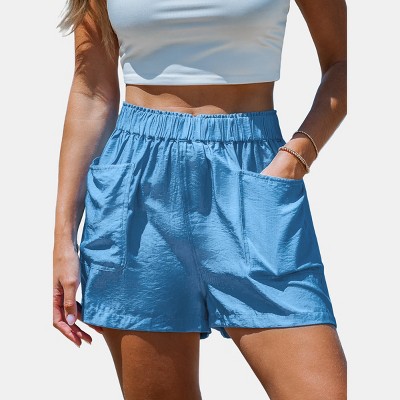 Women's Breezy Ocean Wave Printed Shorts for Summer Fun - Cupshe