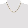 Black Bow Jewelry 3.5mm 10k Yellow Gold Diamond Cut Solid Rope Chain Necklace - 2 of 4