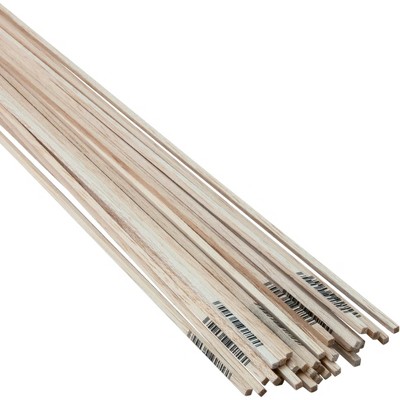 Midwest Products Balsa Strip, 1/8 x 1/8 x 36 Inches, Pack of 36