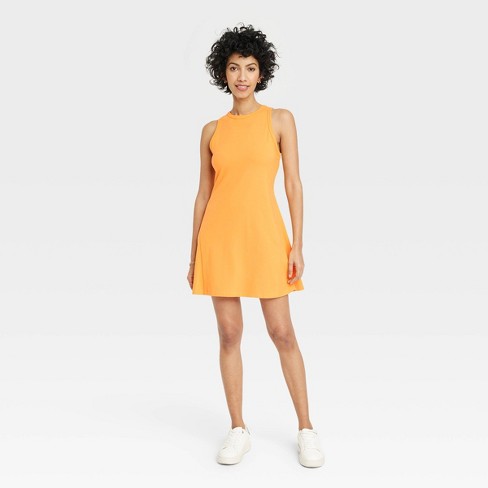 Women's Tennis Dress - A New Day™ Orange L