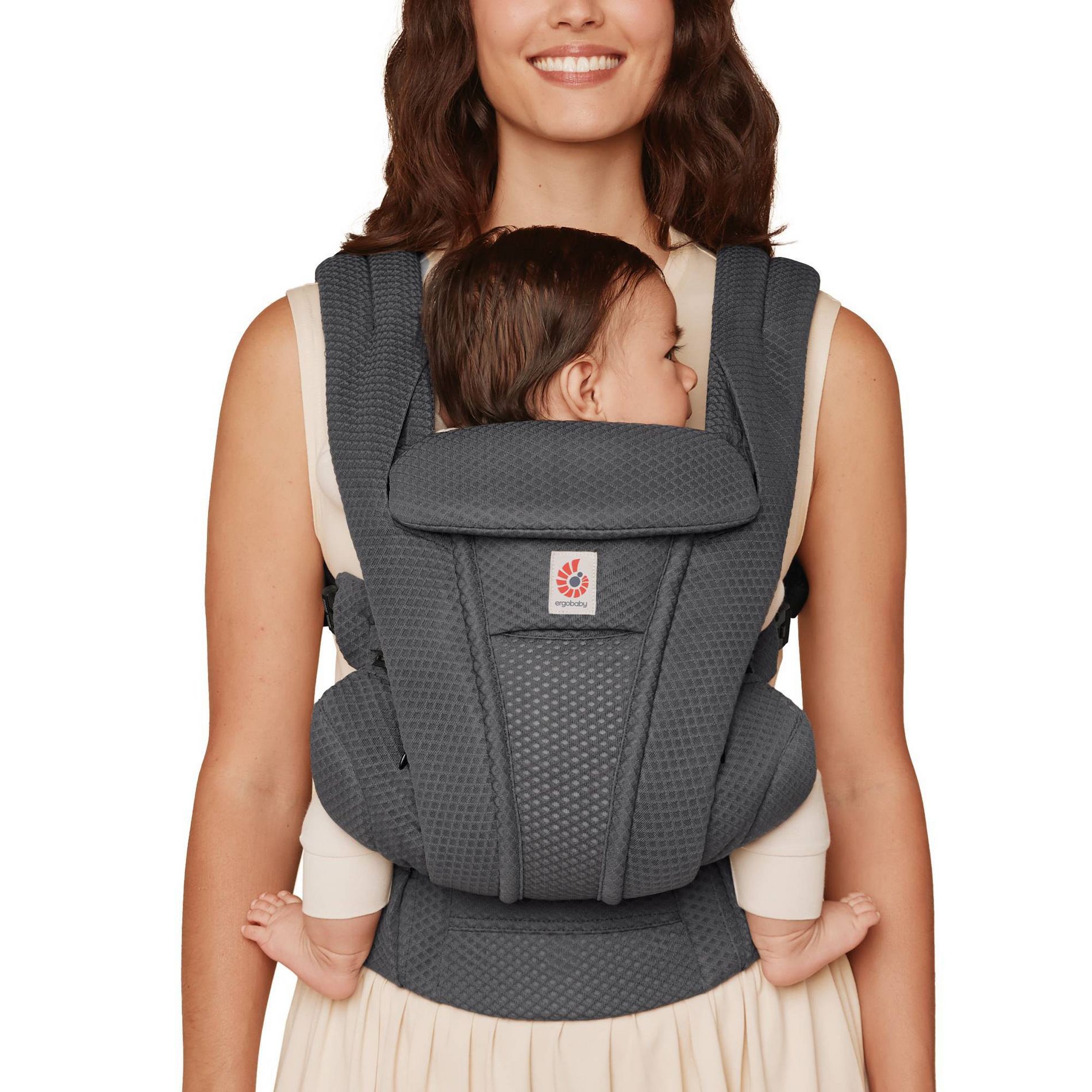 Ergobaby Omni Deluxe Mesh All-in-One Baby Carrier - Graphite Gray