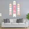 Big Dot of Happiness Hello Little One - Pink and Gold - Hanging Vertical Paper Door Banners - Girl Baby Shower Wall Decoration Kit - Indoor Door Decor - 2 of 4