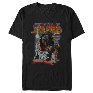 Men's Star Wars: A New Hope Retro Comic Crew T-Shirt - 1 of 4