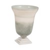 Glass Vase with Marble Base - Handcrafted Metal & Glass Decorative Accent, Elegant Glam Design for Home, Office, Bedroom, or Living Room - 4 of 4