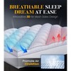 Itopfox Ultra-Fluffy Memory Foam Mattress Topper for Back Pain, Soft Pillow Top with 4X Support, Breathable Air Mesh Sides, Deep Pocket Fits 6-21'' - 4 of 4