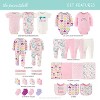 The Peanutshell Pretty Sweet Layette Baby Clothing Set for Girls, 30-Pieces, Pink, Lavender, 0-3 Months - 4 of 4