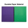 Oxford 8 Pockets Portfolio Folder Red Green Yellow Purple (99656) 854588 - 3 of 3