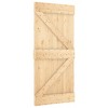 VidaXL Door NARVIK 37.4"x82.7" Solid Wood Pine - 2 of 4