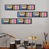 YIYIBYUS Wall Mount 34 Inch Media Storage Rack, CD DVD Organizer Metal Shelf - 2 of 4