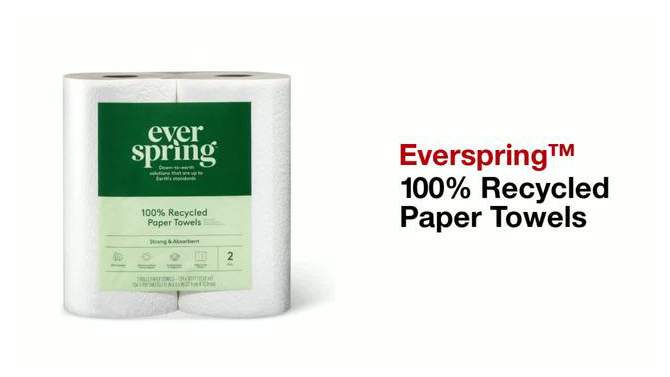 100% Recycled Paper Towels - Everspring™, 2 of 7, play video